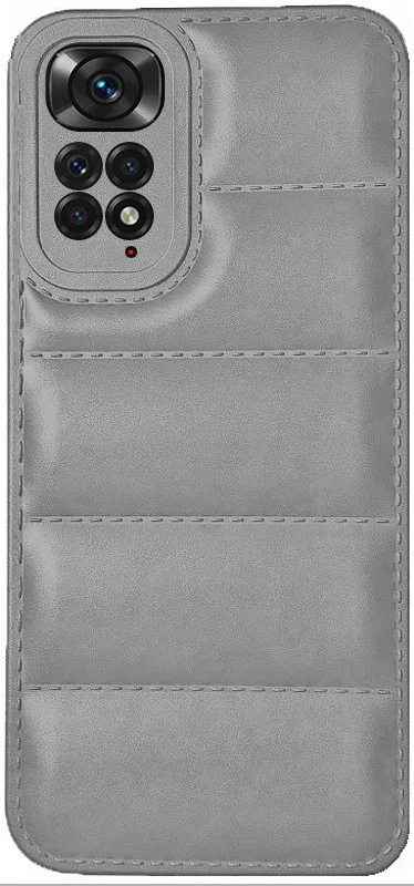 Θήκη Puffer για Xiaomi Redmi Note 11 / 11S - Ασημί