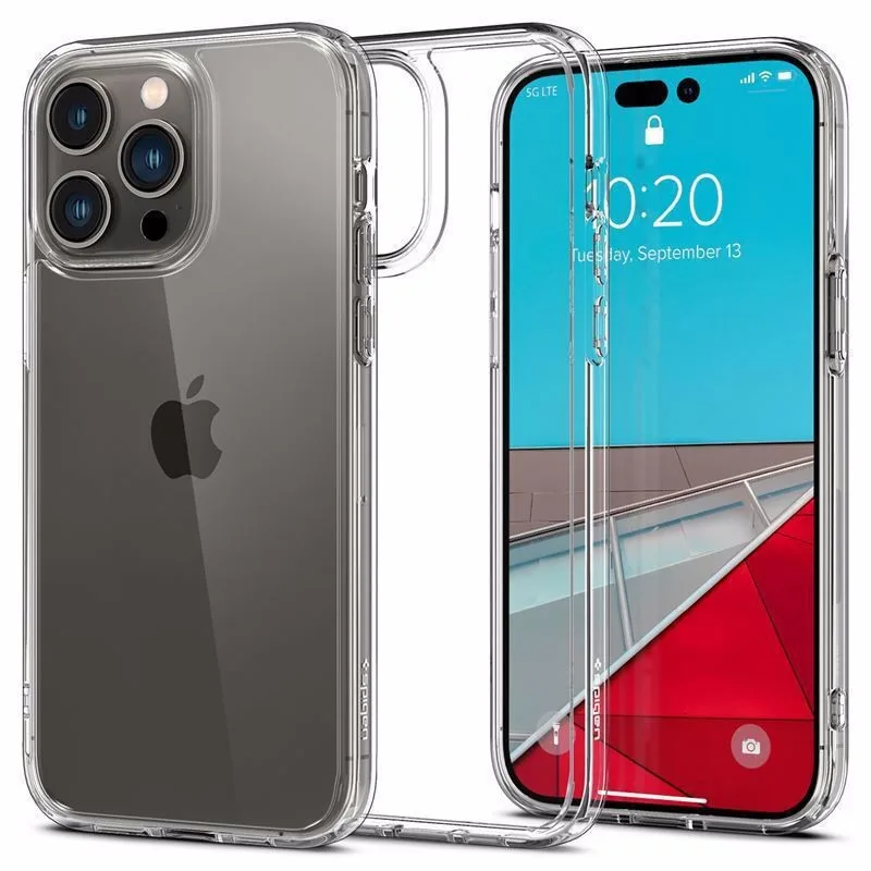 Θήκη Spigen Ultra Hybrid για Apple iPhone 14 Pro - Crystal Clear – εικόνα 2