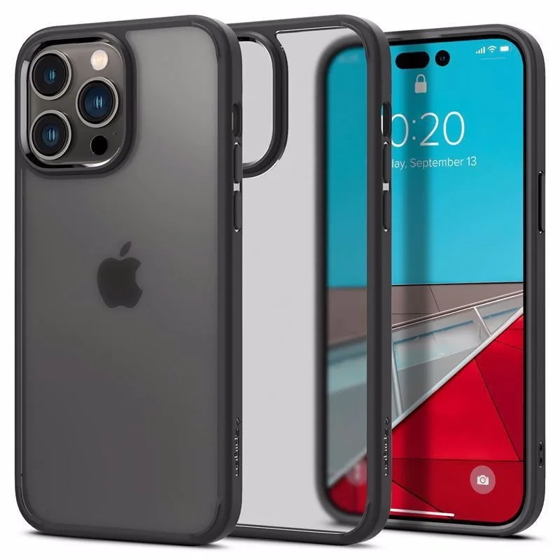 Θήκη Spigen Ultra Hybrid για Apple iPhone 14 Pro Max 5G - Frost Black – εικόνα 2