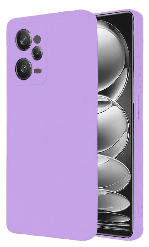 Θήκη σιλικόνης TPU Ultra Slim 0.3mm soft mat για Xiaomi Poco X5 Pro 5G / Redmi Note 12 Pro 5G - Βιολετί