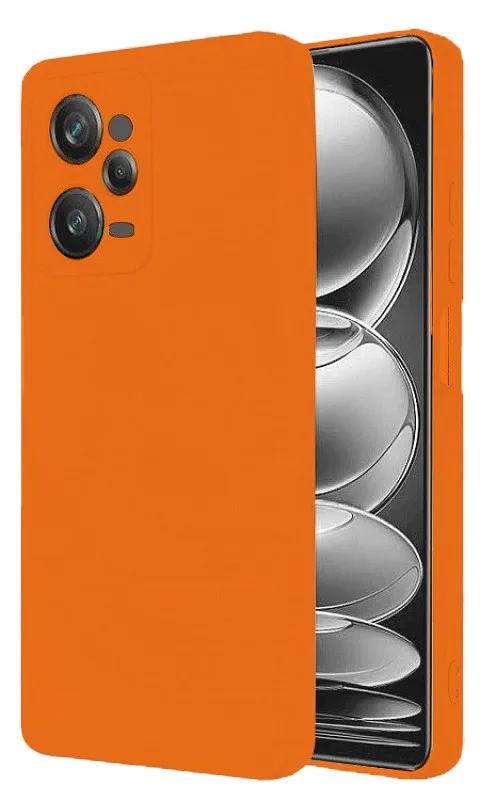 Θήκη σιλικόνης TPU Ultra Slim 0.3mm soft mat για Xiaomi Poco X5 Pro / Redmi Note 12 Pro - Πορτοκαλί