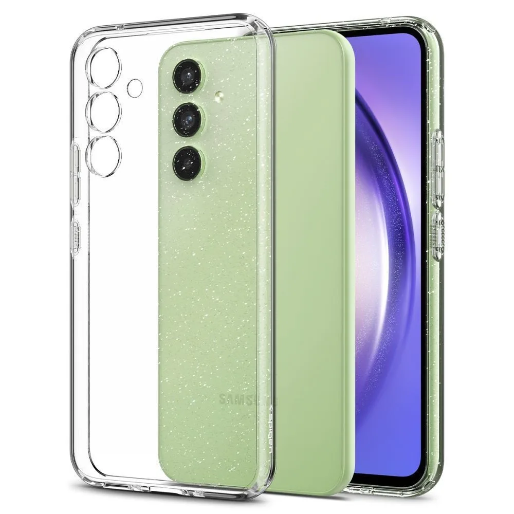 Θήκη Spigen Liquid Crystal Glitter για Samsung Galaxy A54 - Crystal Clear