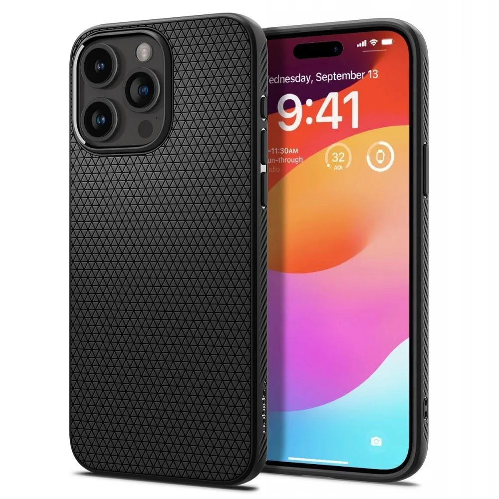 Θήκη Spigen Liquid Air για iPhone 15 Pro - Μαύρο Matte