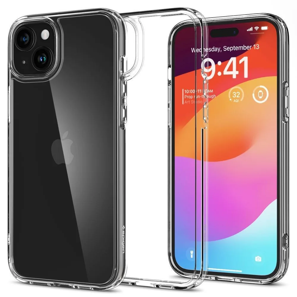 Θήκη Spigen Ultra Hybrid για Apple iPhone 15 - Crystal Clear – εικόνα 2