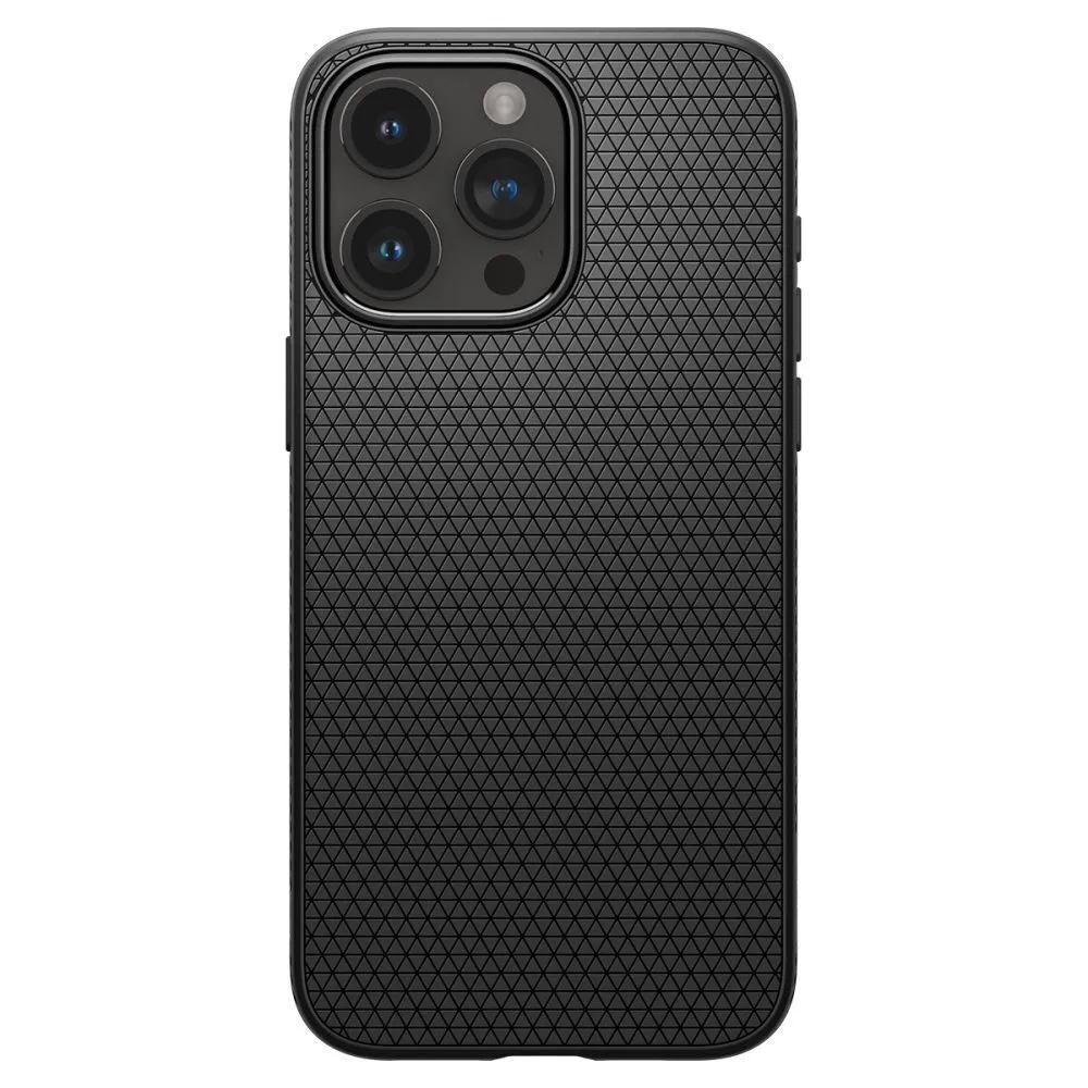 Θήκη Spigen Liquid Air για iPhone 15 Pro Max - Μαύρο Matte – εικόνα 2