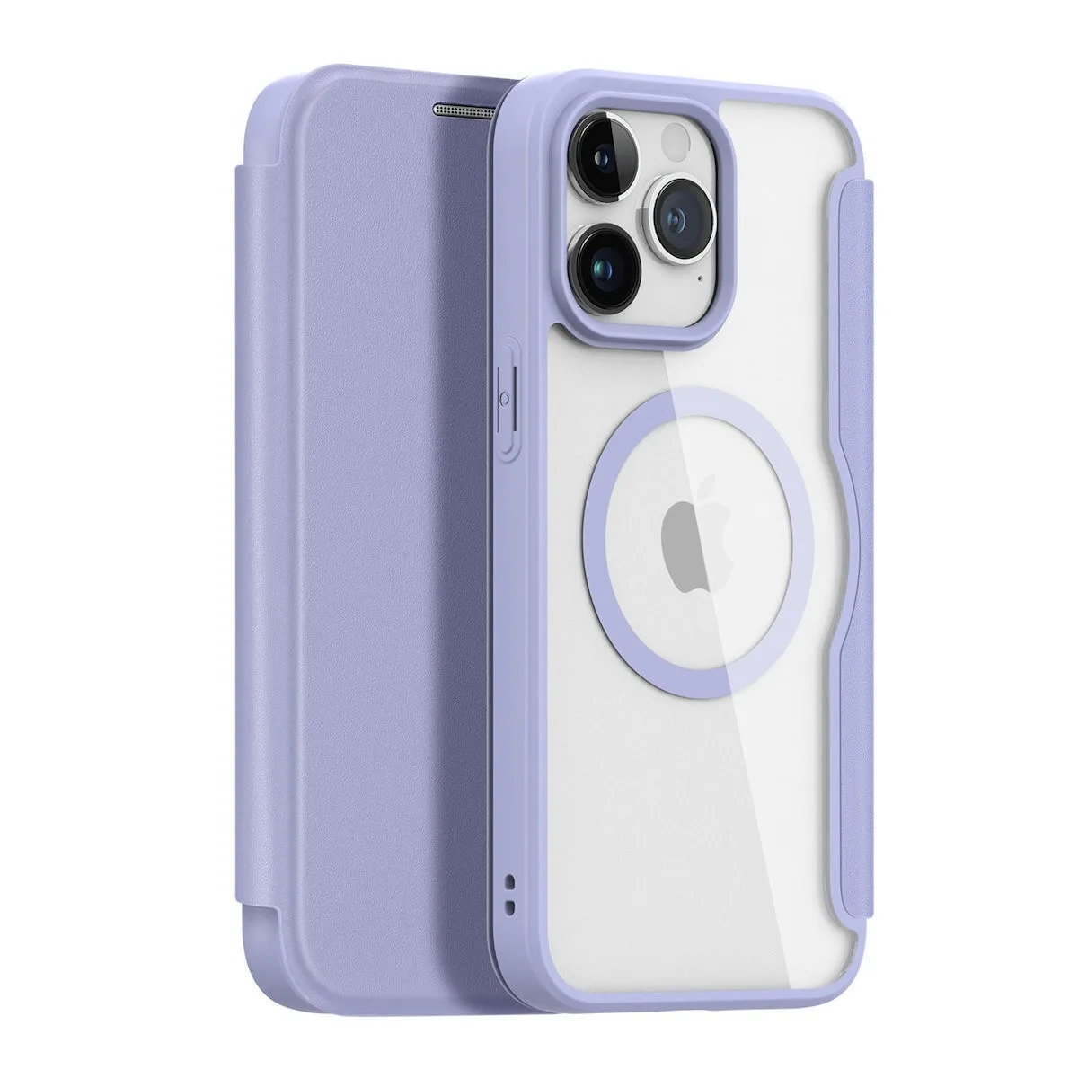 Dux Ducis Skin X Pro Wallet για Apple iPhone 15 Pro Max - Μωβ