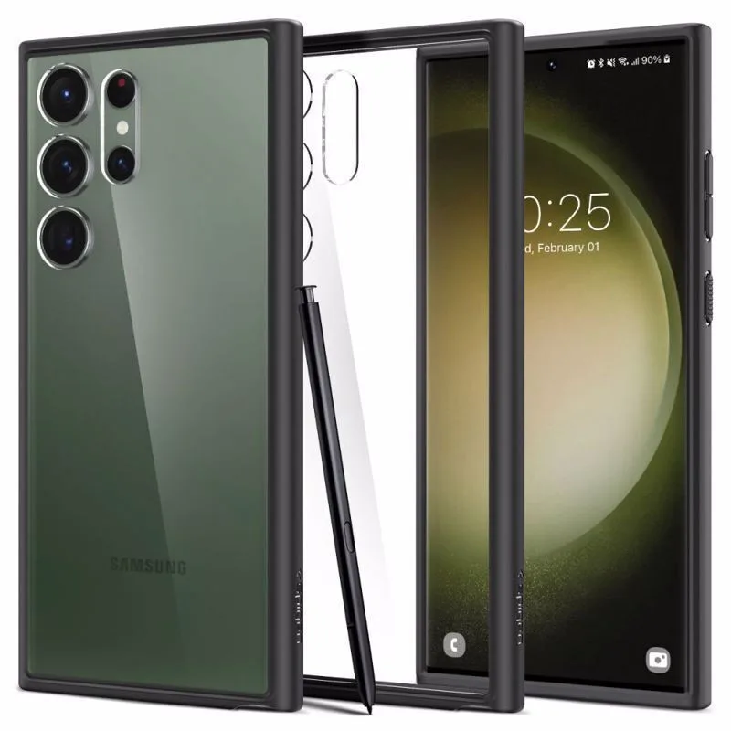 Θήκη Spigen Ultra Hybrid για Samsung Galaxy S23 Ultra 5G - Matte Black – εικόνα 2