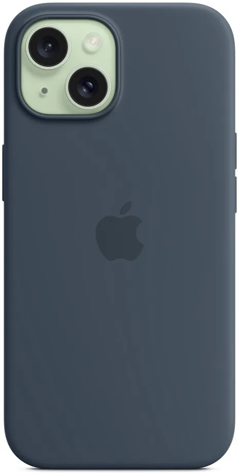 Apple Θήκη Σιλικόνης για iPhone 15 - Storm Blue
