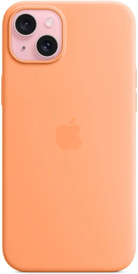 Apple Θήκη Σιλικόνης για iPhone 15 Plus - Orange Sorbet