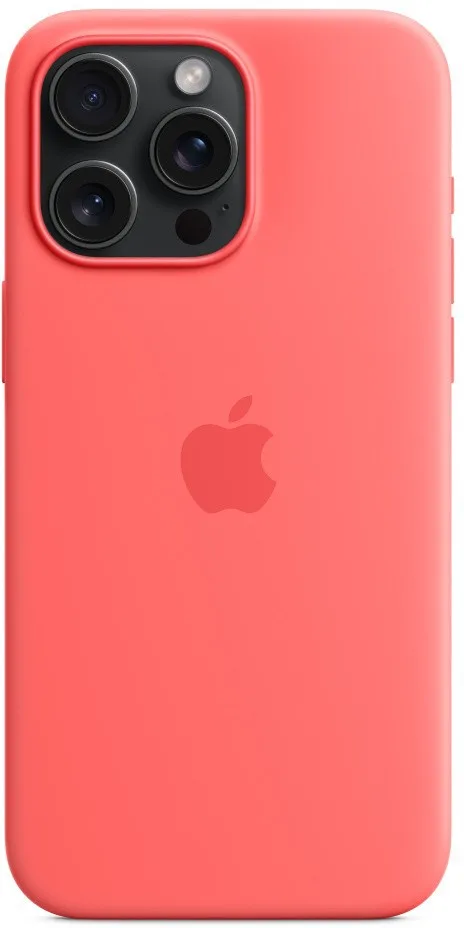 Apple Θήκη Σιλικόνης για iPhone 15 Pro Max - Guava