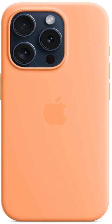 Apple Θήκη Σιλικόνης για iPhone 15 Pro - Orange Sorbet
