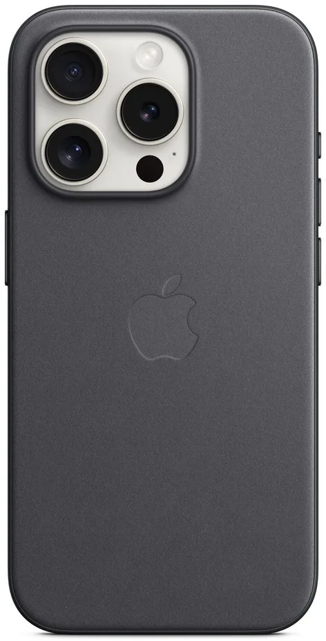 Apple Finewoven Θήκη Προστασίας για iPhone 15 Pro - Black