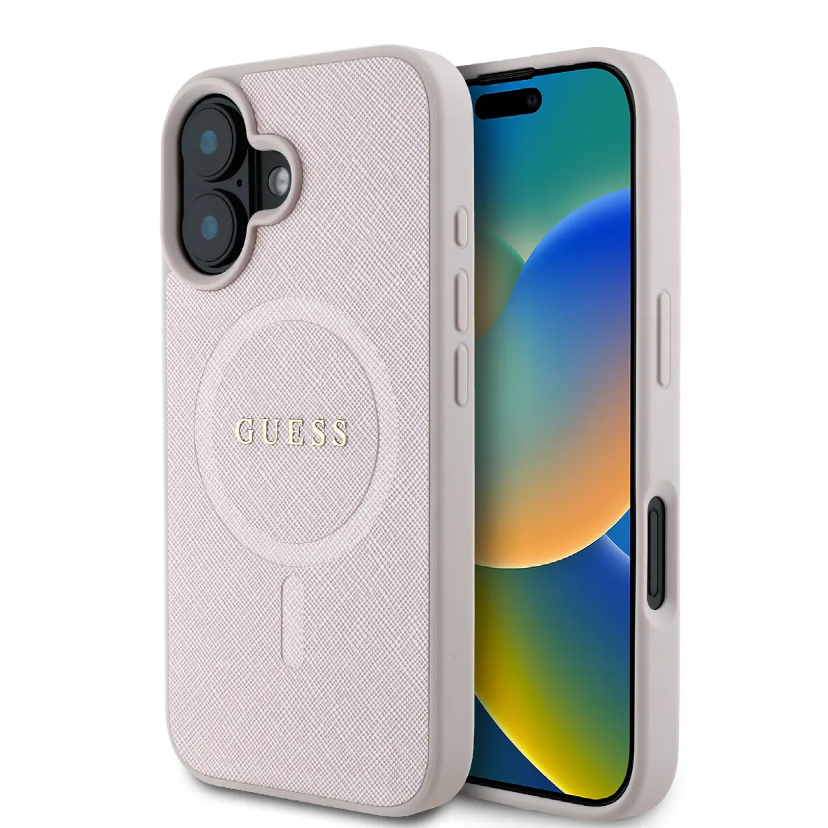 Guess Magsafe Hard Case Θήκη προστασίας από σκληρό πλαστικό – iPhone 16 Ροζ – GUHMP16SPSAHMCP
