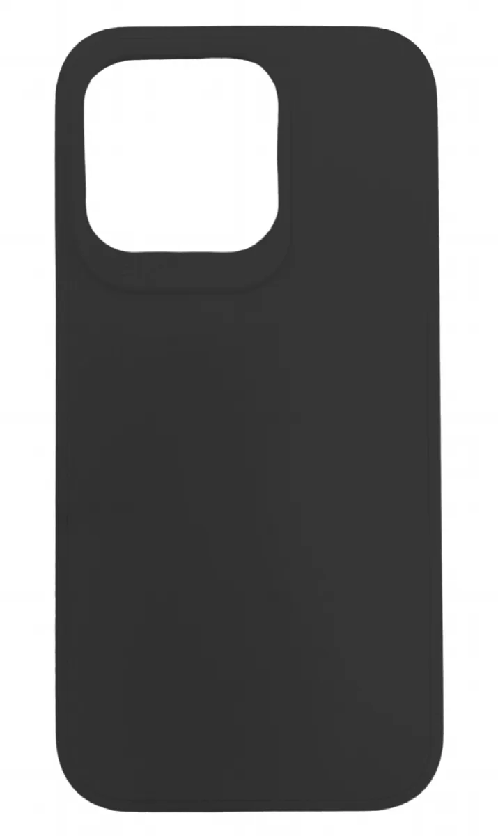 Θήκη σιλικόνης TPU Ultra Slim 0.3mm soft mat για iPhone 15 - Μαύρο