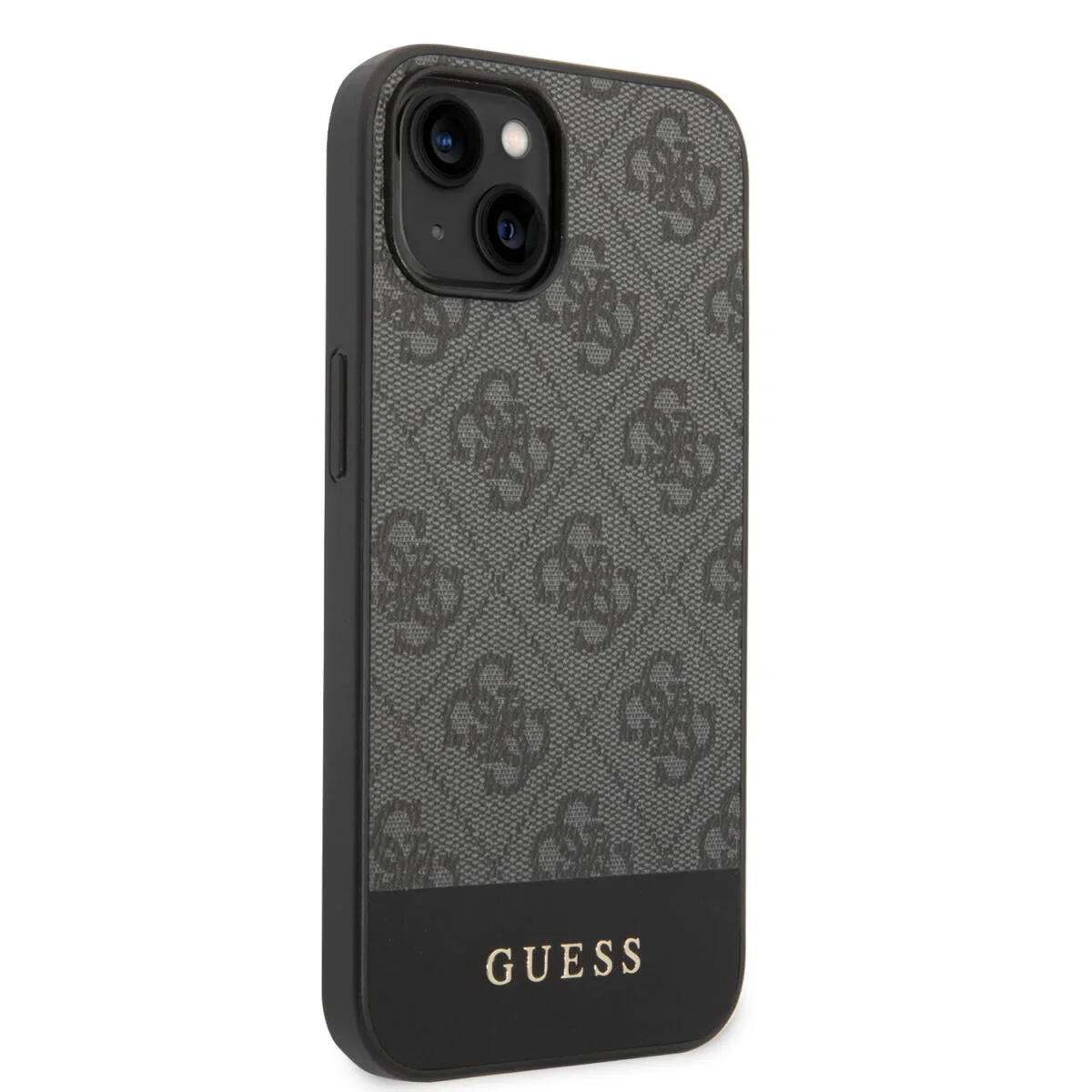 Guess "4G Logo Collection" Printed Stripe Θήκη προστασίας από δερματίνη – iPhone 14 Plus (Γκρι) – εικόνα 2