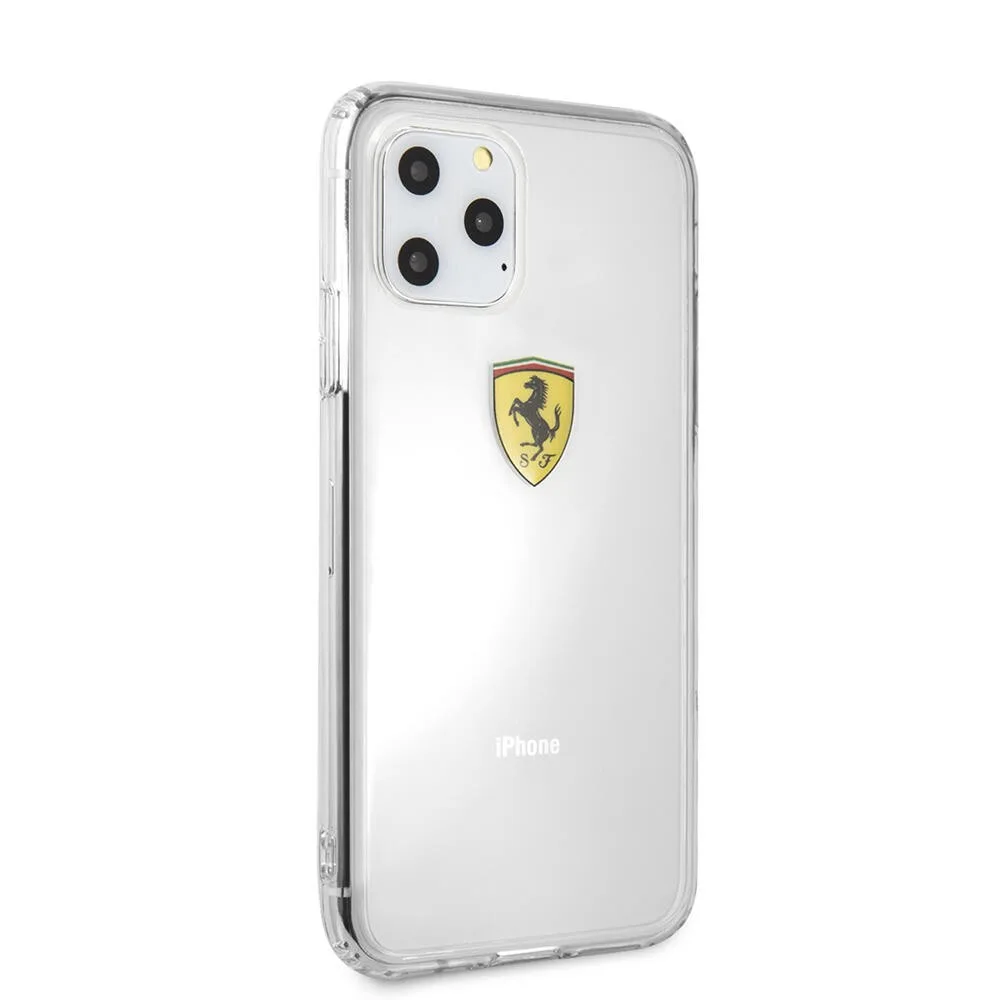 Ferrari Hard Case Clear Shockproof Θήκη προστασίας – iPhone 11 Pro Max (Διάφανη/3D Logo) – εικόνα 3