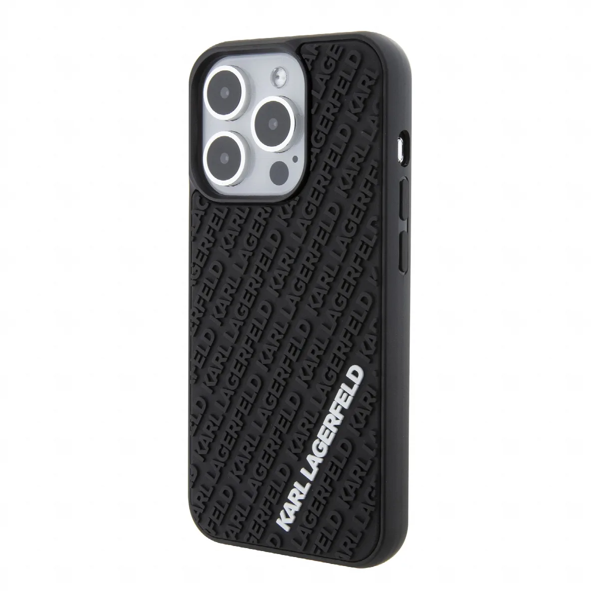 Karl Lagerfeld “Karl 3D Logo Cover” Hard Case Θήκη προστασίας από σιλικόνη – iPhone 15 Pro (Black – KLHCP15L3DMKRLK) – εικόνα 4