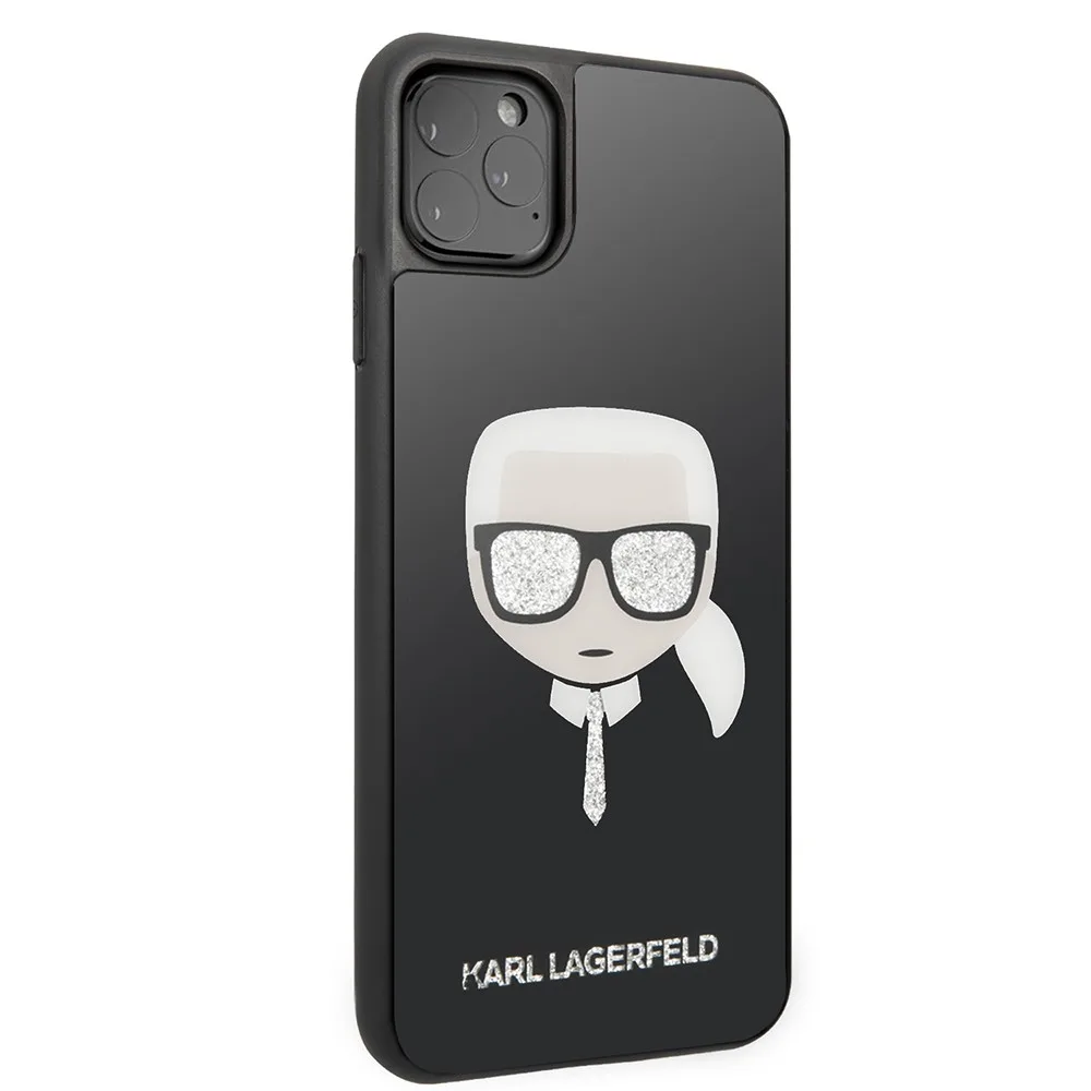 Karl Lagerfeld Back Cover Θήκη Σιλικόνης για iPhone 11 Pro Max - Μαύρο – εικόνα 2