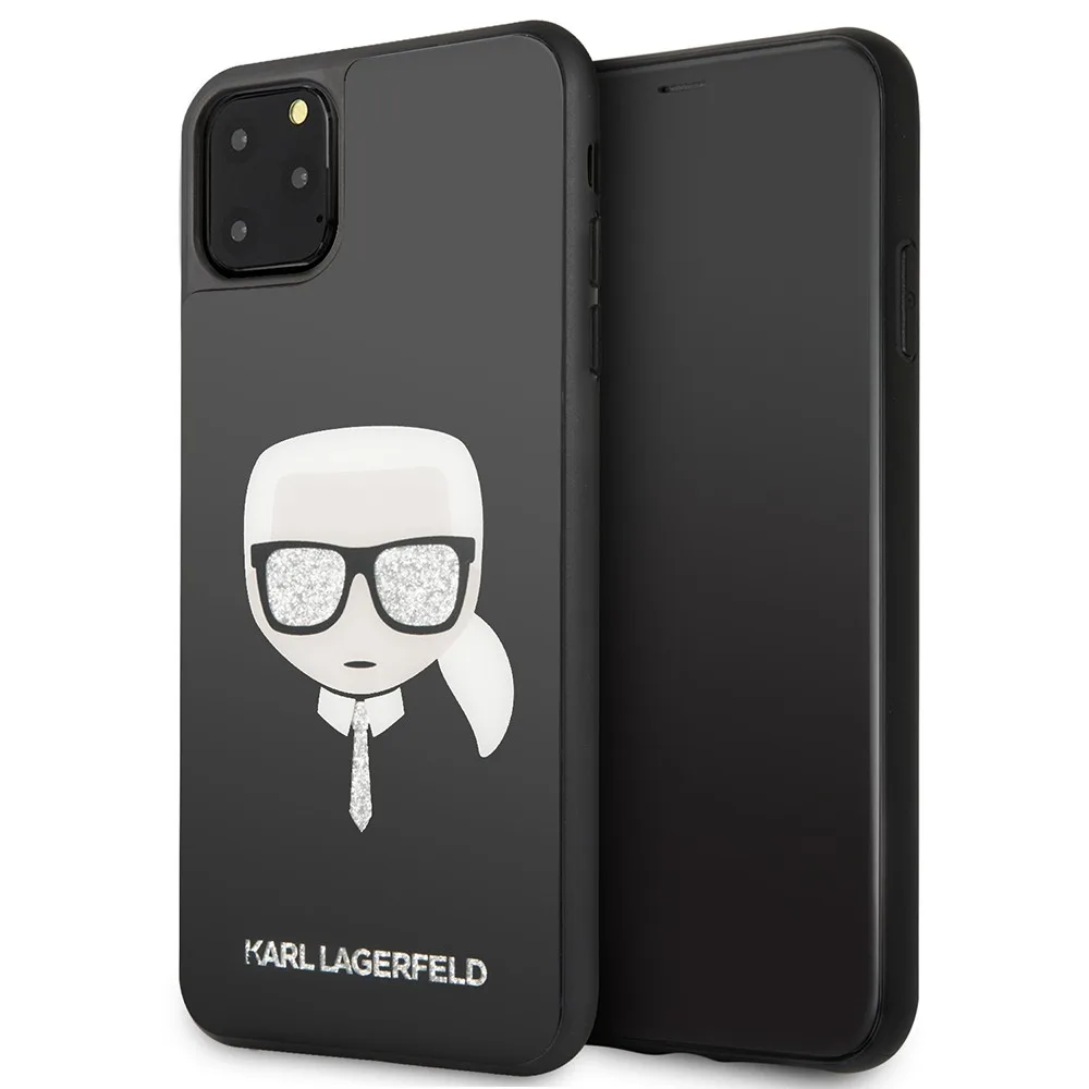 Karl Lagerfeld Back Cover Θήκη Σιλικόνης για iPhone 11 Pro Max - Μαύρο