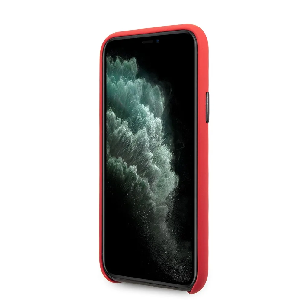 Karl Lagerfeld Back Cover Θήκη Δερματίνης για iPhone 11 Pro - Κόκκινο – εικόνα 3