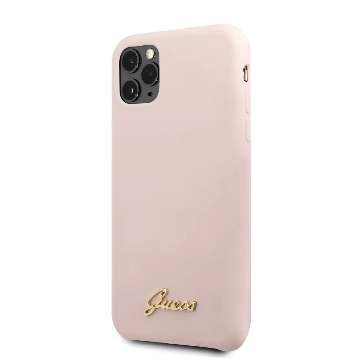 Guess “Vintage Script Gold Logo Collection” Σκληρή Θήκη προστασίας από σιλικόνη – Apple iPhone 11 Pro Max (Light Pink – GUHCN65 – εικόνα 4