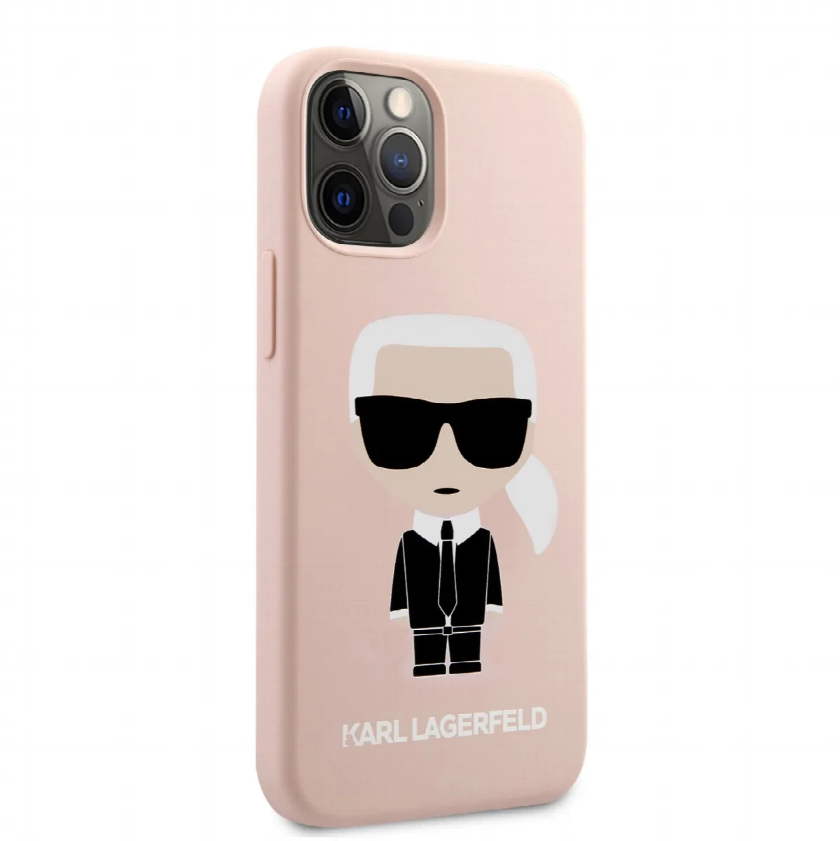 Karl Lagerfeld 3D Θήκη Σιλικόνης για iPhone 12 Pro Max - Ροζ – εικόνα 2