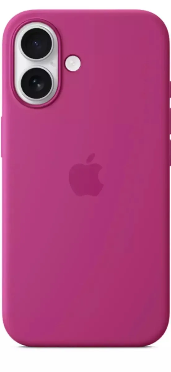 Apple Silicone Case with MagSafe Back Cover για iPhone 16 - Φούξια – εικόνα 2