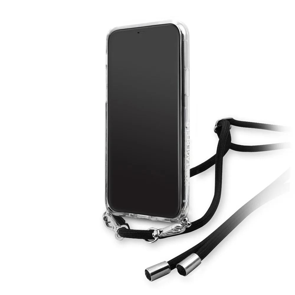 Karl Lagerfeld "St.Guillaume Logo Collection" Gradient Cover Θήκη προστασίας με λουράκι – iPhone 11 Pro (KLHCN58WOGRBK) – εικόνα 4
