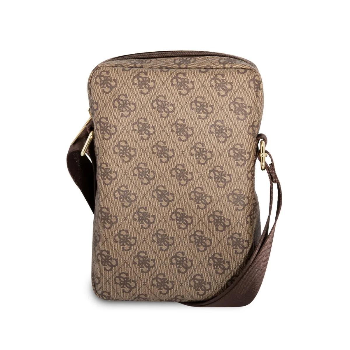 Guess 4G Big metal logo Tablet Bag- Τσαντάκι από δερματίνη κατάλληλο για tablet 10" (Brown - GUTB10G4GFBR) – εικόνα 2