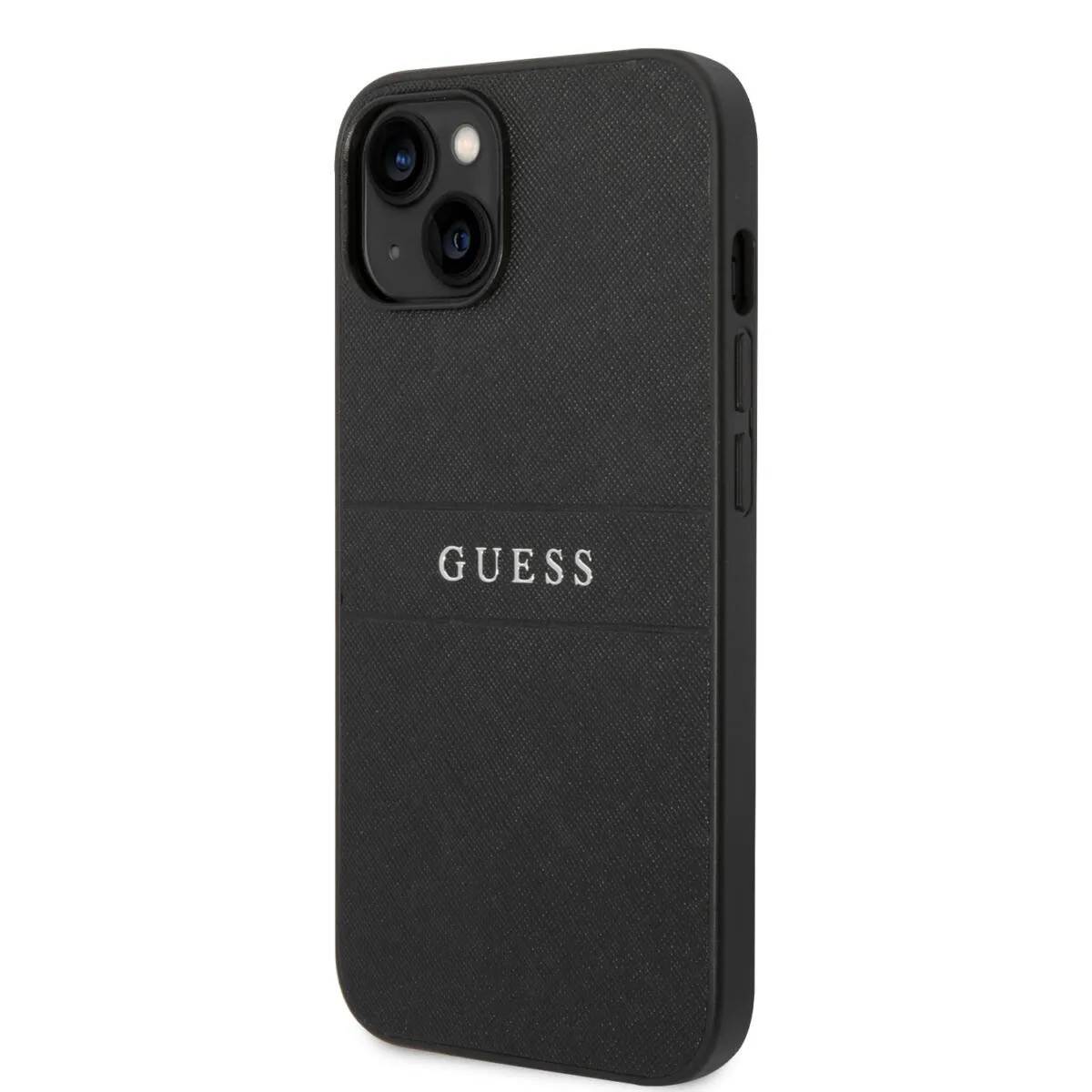 Guess Saffiano Hard Case Θήκη προστασίας από δερματίνη – iPhone 14 Plus (Μαύρο) – εικόνα 2
