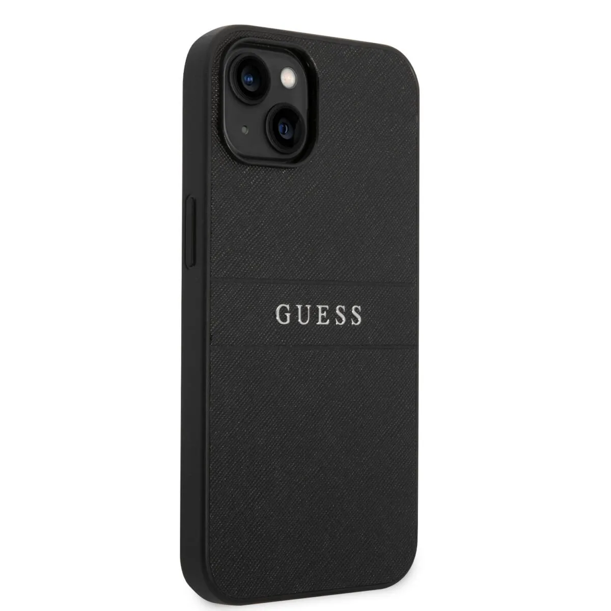 Guess Saffiano Hard Case Θήκη προστασίας από δερματίνη – iPhone 14 Plus (Μαύρο) – εικόνα 4