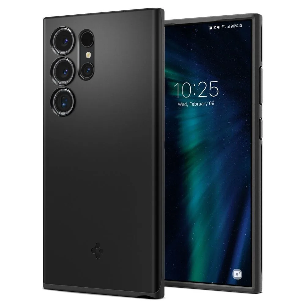 Θήκη Spigen Liquid Air για Samsung Galaxy S24 Ultra 5G - Matte Black – εικόνα 4