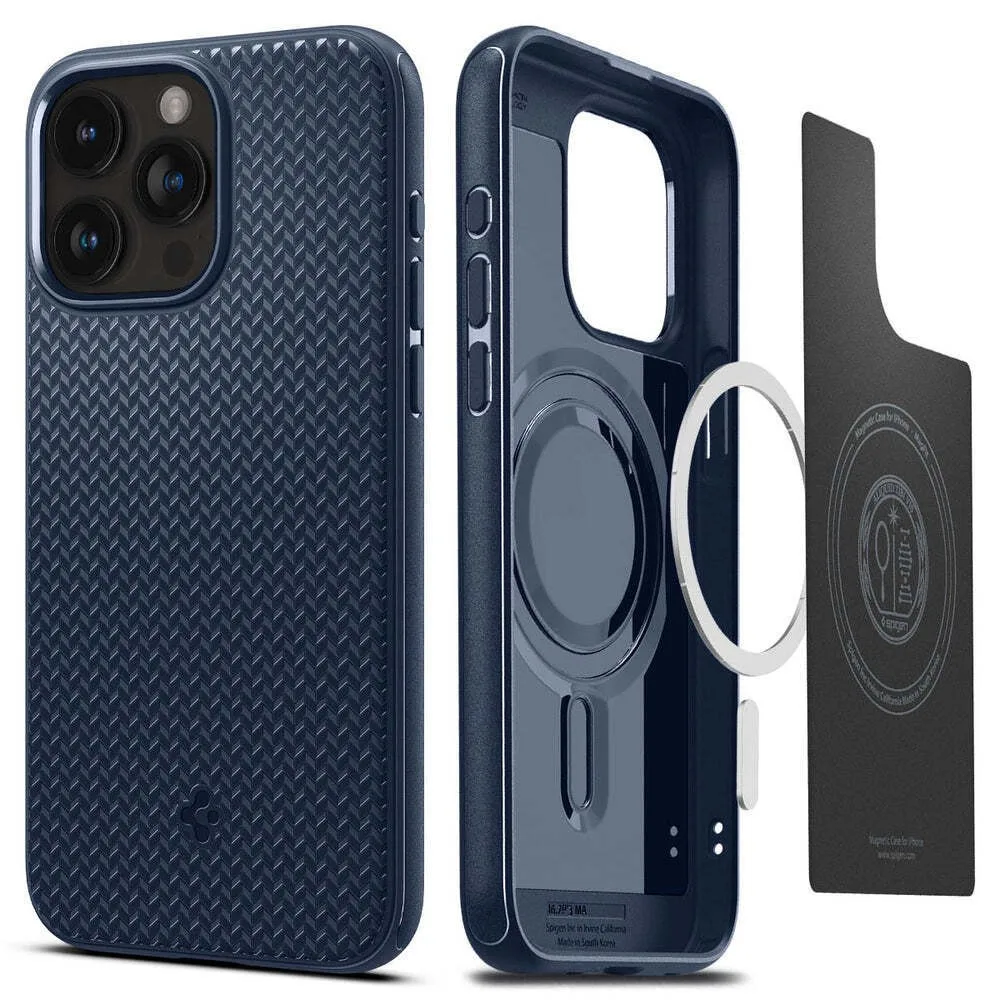 Spigen Mag Armor MagFit Back Cover για iPhone 15 Pro Max - Navy Blue – εικόνα 2