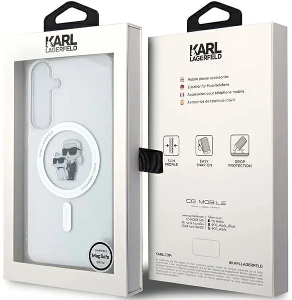 Karl Lagerfeld Transpared Case Karl & Choupette Magsafe Θήκη Προστασίας για Samsung Galaxy S24 - Διάφανο – εικόνα 3