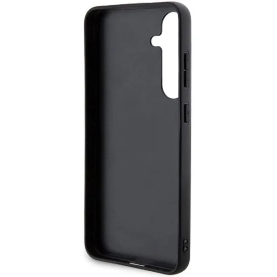Karl Lagerfeld PU Saffiano Metal Pin Karl & Choupette Θήκη Προστασίας για Samsung Galaxy S24 Plus - Μαύρο – εικόνα 2