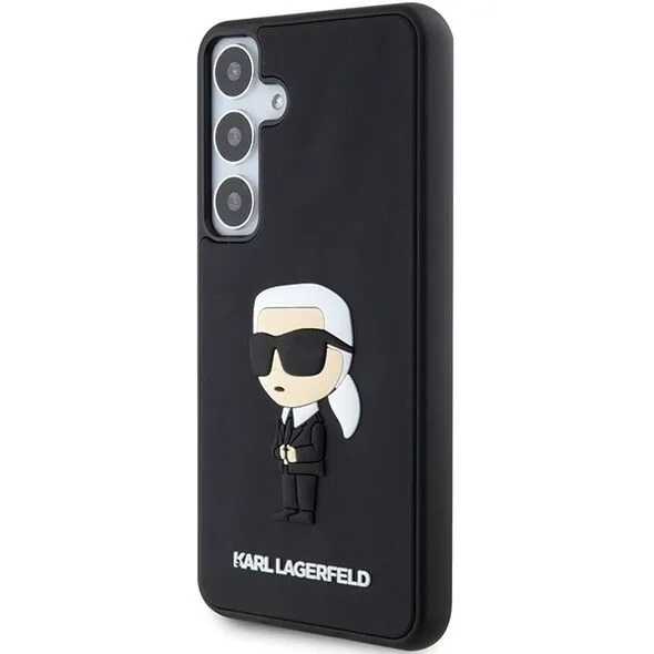Karl Lagerfeld 3D Rubber Ikonik Case Karl’s Head Θήκη Προστασίας από Σιλικόνη για Samsung Galaxy S24 Plus - Μαύρο – εικόνα 2