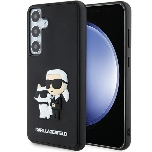 Karl Lagerfeld Karl & Choupette Θήκη Προστασίας από Σιλικόνη για Samsung Galaxy S24 Plus - Μαύρο