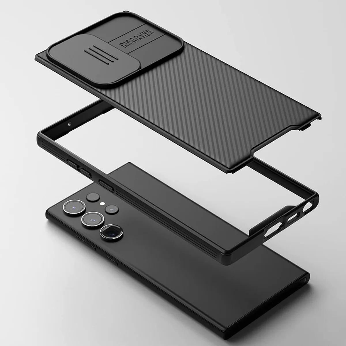 Nillkin Camshield Pro Magnetic Back Cover Πλαστικό για Galaxy S23 Ultra - Μαύρο – εικόνα 2