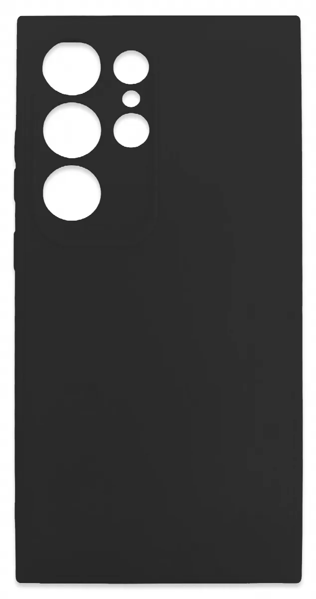 Θήκη σιλικόνης TPU Ultra Slim 0.3mm soft mat για Samsung Galaxy S24 Ultra - Μαύρο