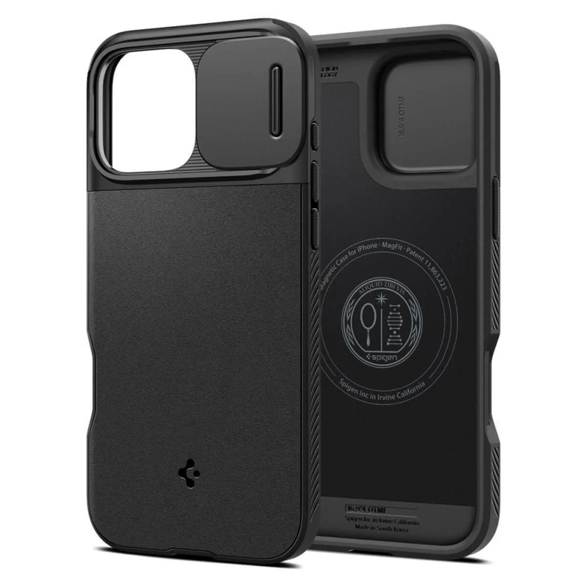 Spigen Optik Armor (MagFit) iPhone 16 Pro Max Case – Μαύρο – εικόνα 3