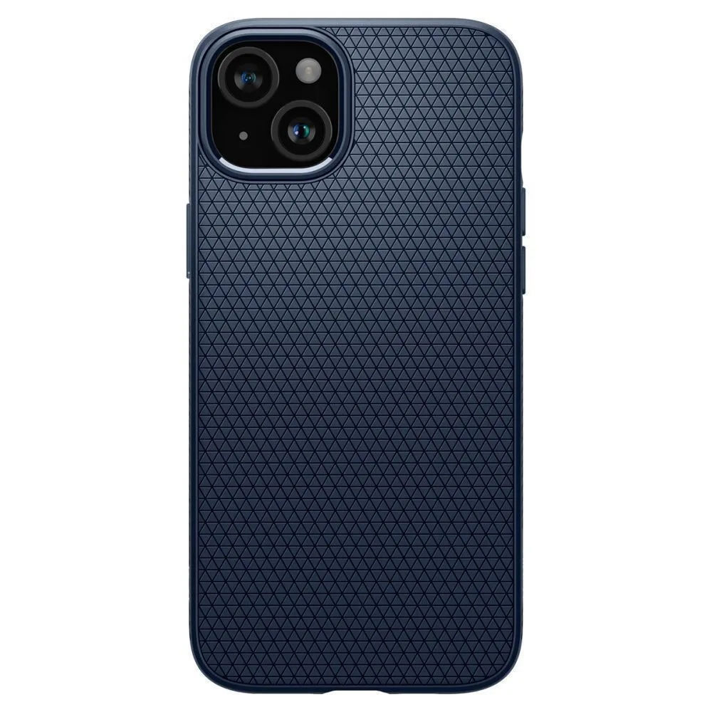 Θήκη Spigen Liquid Air για iPhone 15 - Navy Blue – εικόνα 2
