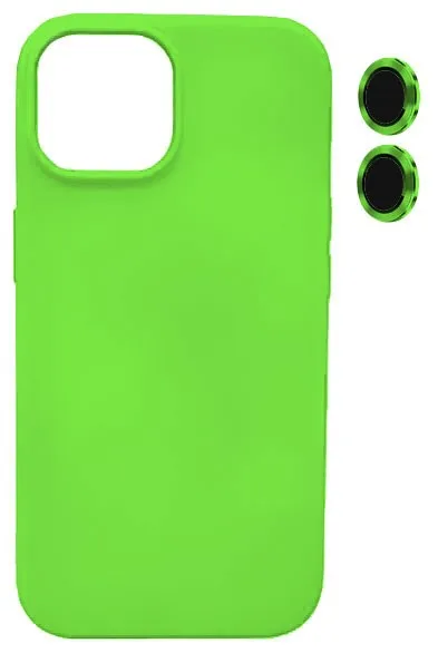 Θήκη Silky And Soft για Apple iPhone 15 Plus (+ Lens Protection) - Πράσινο