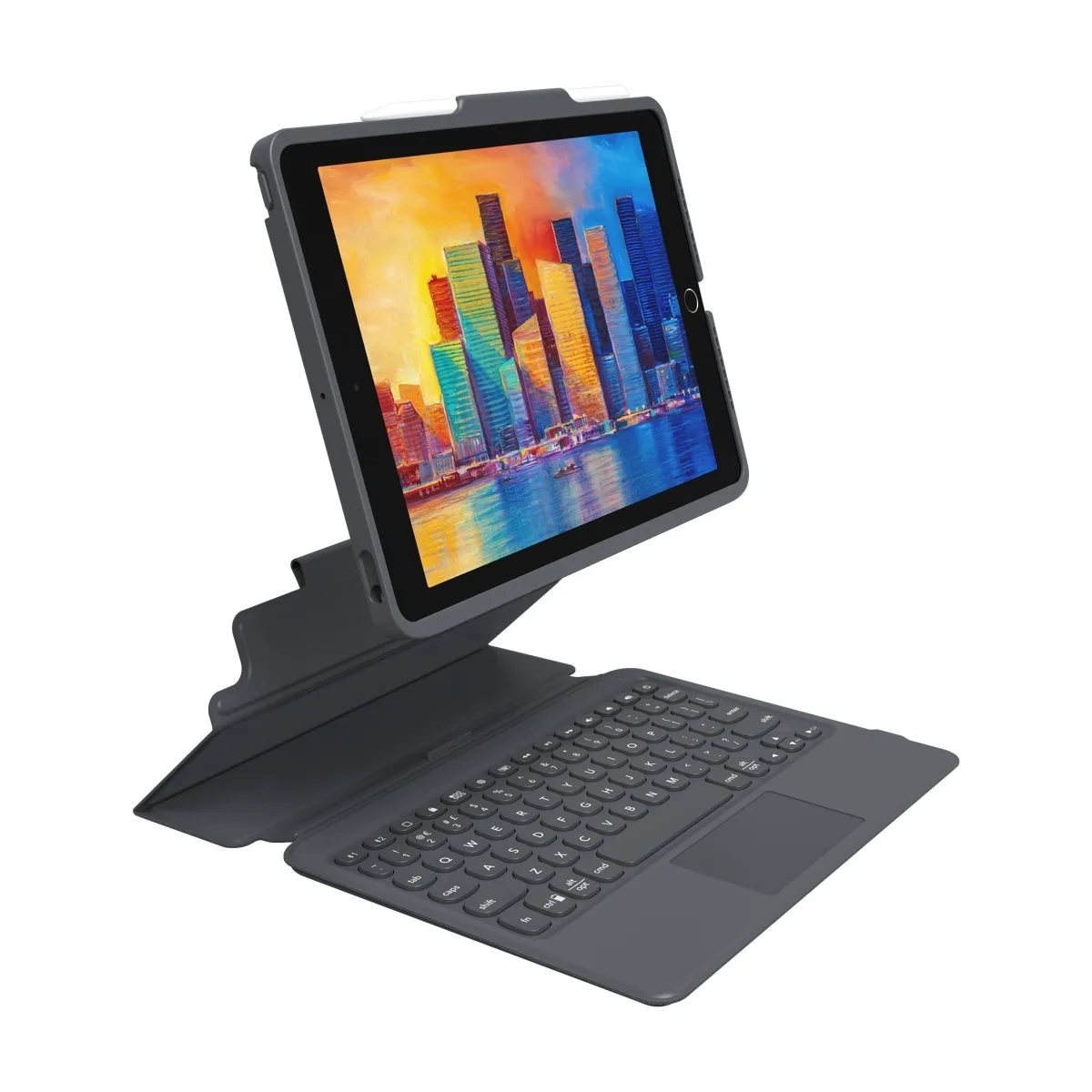 ZAGG Pro Keys με Trackpad Θήκη με πληκτρολόγιο για Apple iPad 10,2" 7ης / 8ης Γενιάς 2019 - 2020 σε charcoal χρώμα - 103407950