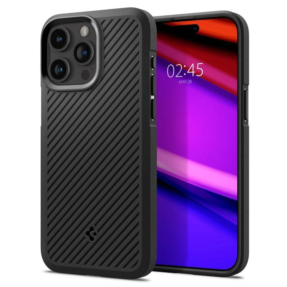 Spigen Core Armor Back Cover για iPhone 15 Pro - Μαύρο Matte