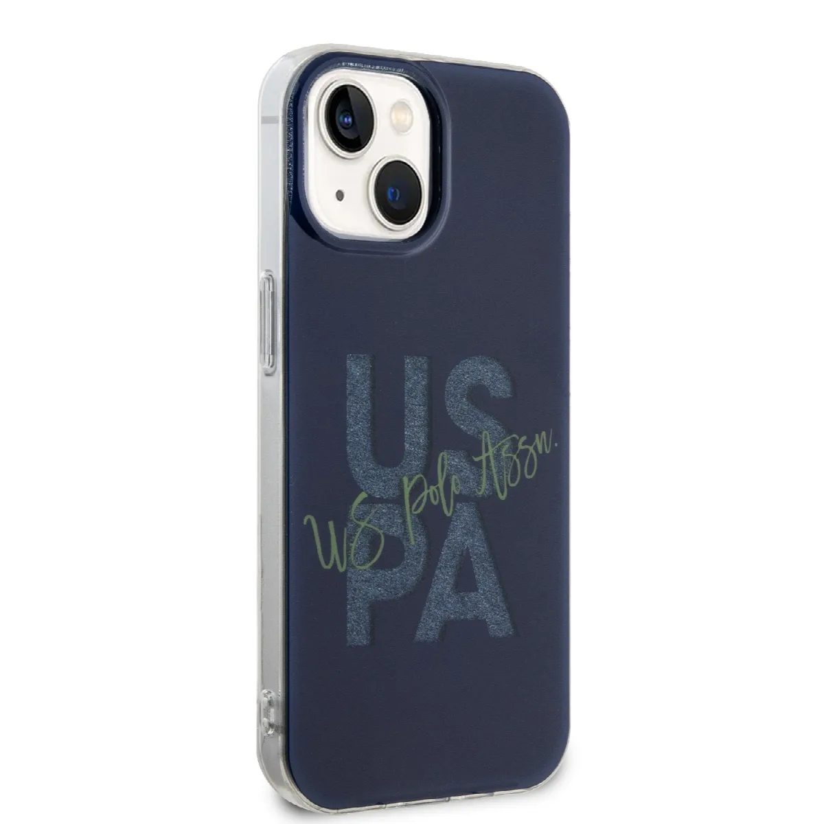 U.S. Polo Assn. Hard Case IML Glitter Script – Θήκη προστασίας από σιλικόνη iPhone 15 Navy – USHCP15SUGLV – εικόνα 2