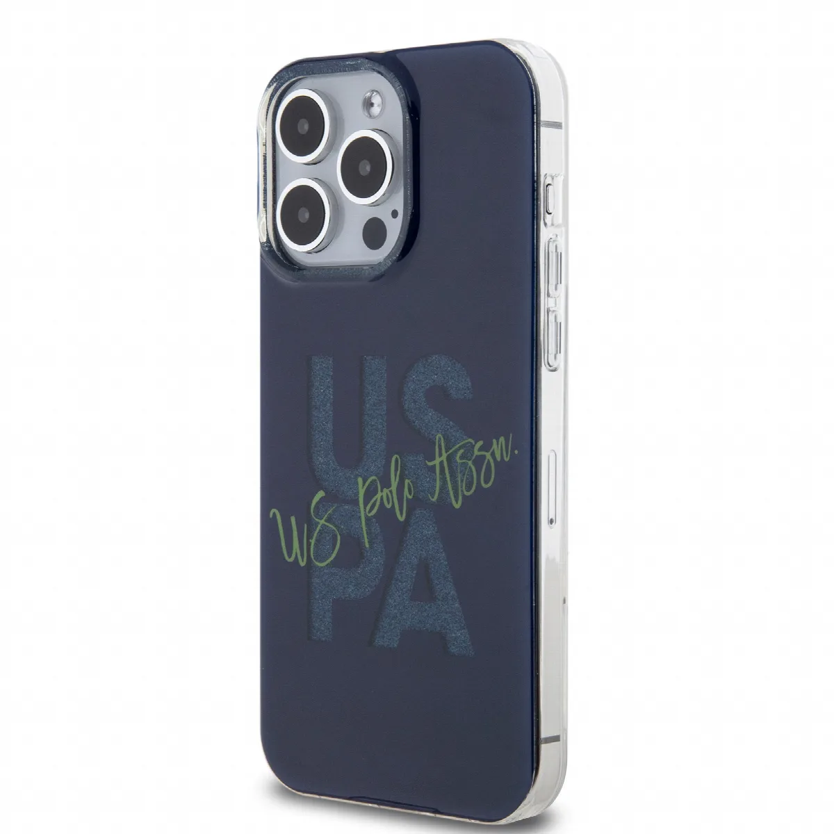 U.S. Polo Assn. Hard Case IML Glitter Script – Θήκη προστασίας από σιλικόνη iPhone 15 Pro Max Navy – USHCP15XUGLV – εικόνα 2