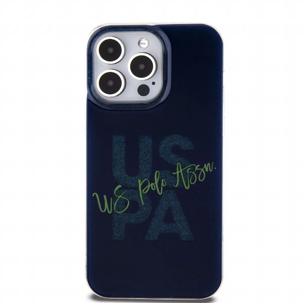 U.S. Polo Assn. Hard Case IML Glitter Script – Θήκη προστασίας από σιλικόνη iPhone 15 Pro Max Navy – USHCP15XUGLV – εικόνα 4