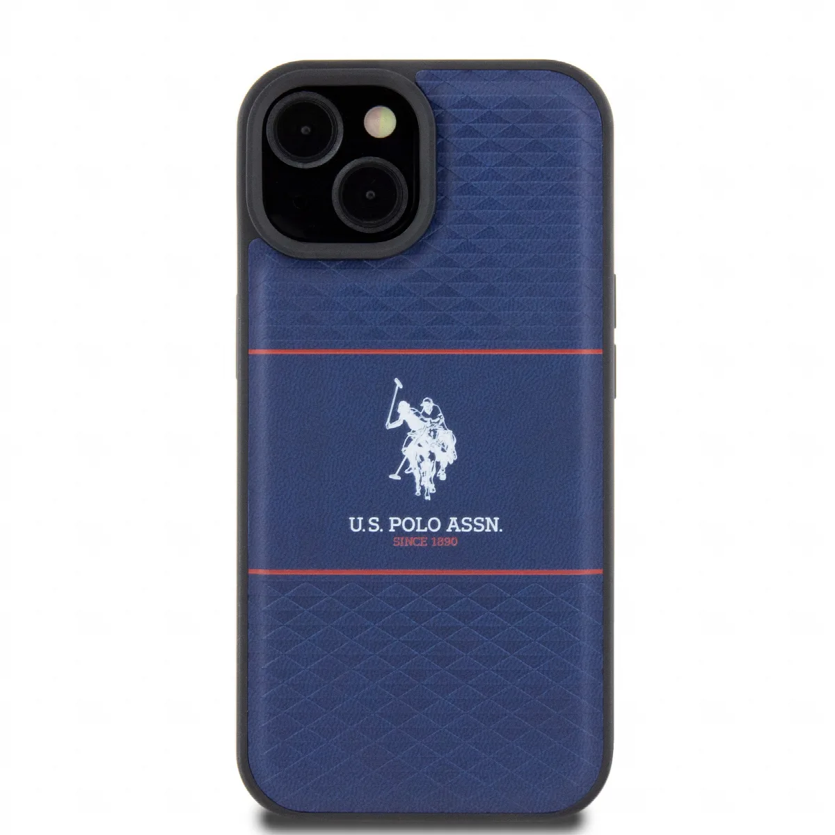 U.S. Polo Assn. HC PU Pattern Stripe – Θήκη προστασίας από σιλικόνη iPhone 15 Navy – USHCP15SPTRV – εικόνα 4