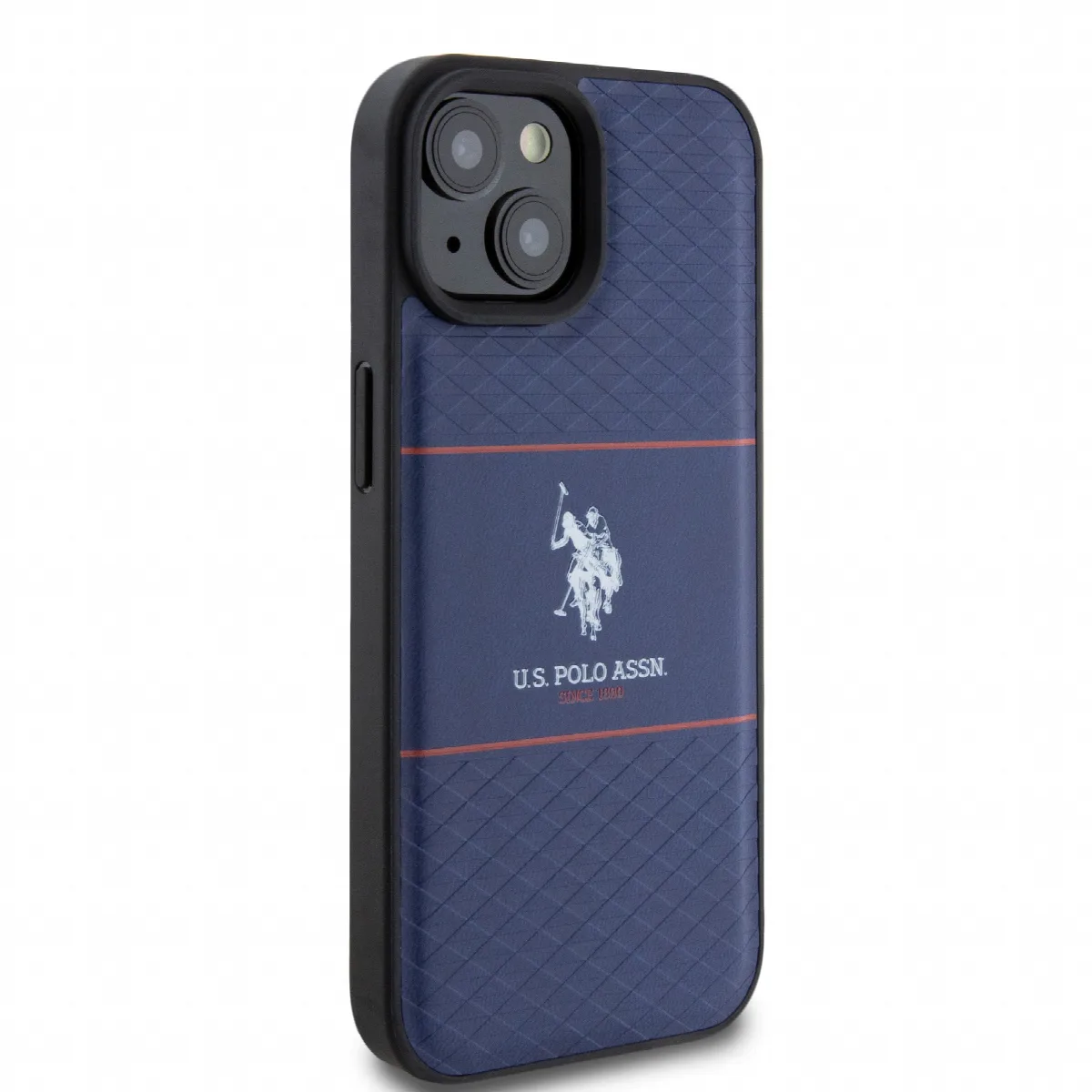 U.S. Polo Assn. HC PU Pattern Stripe – Θήκη προστασίας από σιλικόνη iPhone 15 Navy – USHCP15SPTRV – εικόνα 2