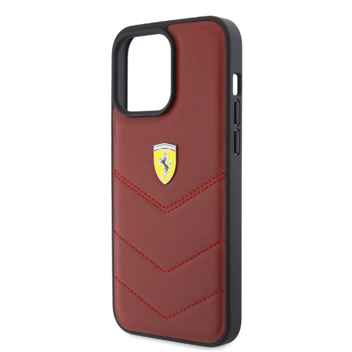 Ferrari Leather Stitched Lines – Θήκη προστασίας για iPhone 15 Pro Max Red – FEHCP15XRDUR – εικόνα 2